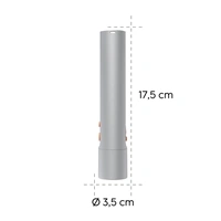 Hama FL350-C, LED baterka, nabíjacia, hliníková, 350 lm / 100 m, 4 režimy+SOS, rozptyľovač, pútko