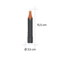 Hama FLX350, LED baterka, hliníková, 350 lm / 230 m, 4 režimy+SOS, IP44, zoom, karabínka, batérie