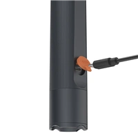 Hama FLX1200-C, LED baterka, nabíjacia, hliníková, 1200 lm/300 m, 4 režimy+SOS, IP44, zoom, karabína