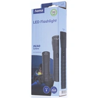 Hama FL-DUO, LED baterky, hliníkové, 25 lm/ 60 lm, pútko na ruku, vr. batérií, set 2 ks
