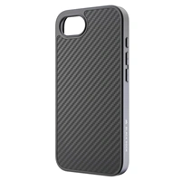 Black Rock Robust Carbon, kryt pre Apple iPhone 16e/17e, karbónový vzhľad, čierny