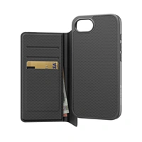 Black Rock 2-1 Wallet, puzdro-knižka pre Apple iPhone 16e/17e, čierne