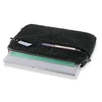 Hama Cozy, obal na notebook, 14,1-15,6" (36-40 cm), huňatý, predné vrecko, čierny