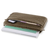 Hama Cozy, obal na notebook, 14,1-15,6" (36-40 cm), huňatý, predné vrecko, hnedý