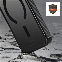 Hama Extreme Protect, kryt pre Apple iPhone 17 Pro, magnetický, D3O®, čierny - vyrobený v Nemecku