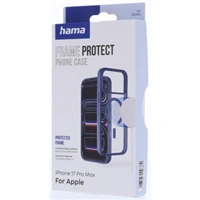 Hama Frame Protect, kryt pre Apple iPhone 17 Pro Max, magnetický, priehľadný/modrý