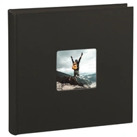 Hama album klasický FINE ART 30x30 cm, 100 strán, čierny, čierne listy