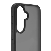 Black Rock Hybrid Case, kryt pre Samsung Galaxy A37 5G, matný, polopriehľadný čierny