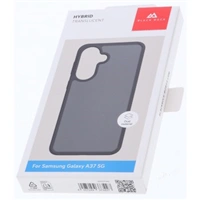 Black Rock Hybrid Case, kryt pre Samsung Galaxy A37 5G, matný, polopriehľadný čierny