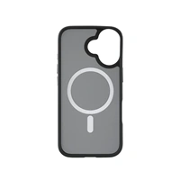 Black Rock Hybrid Case, kryt pre Apple iPhone 17, magnetický, matný, polopriehľadný čierny
