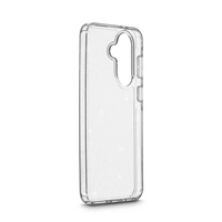 White Diamonds Glitter Case, kryt pre Samsung Galaxy A37 5G, priehľadný s trblietkami, nezažltne