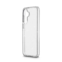 White Diamonds Glitter Case, kryt pre Samsung Galaxy A37 5G, priehľadný s trblietkami, nezažltne