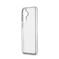 White Diamonds Glitter Case, kryt pre Samsung Galaxy A57 5G, priehľadný s trblietkami, nezažltne