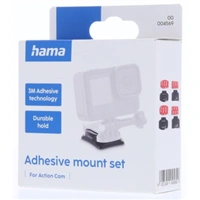Hama set: 4 upevňovacie doštičky pre akčné kamery, GoPro kompatibilné