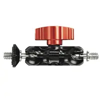 Hama Twin Ball 72, rameno s 2 guľovými kĺbmi pre kruhové LED svetlá, 2x 1,4", 7,2 cm