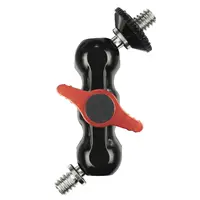 Hama Twin Ball 72, rameno s 2 guľovými kĺbmi pre kruhové LED svetlá, 2x 1,4", 7,2 cm