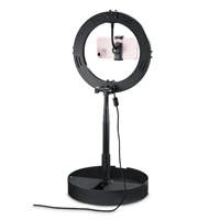 Hama SpotLight FoldUp RGB 102, kruhové LED svetlo 10,2" pre smartfóny, RGB, skladacie