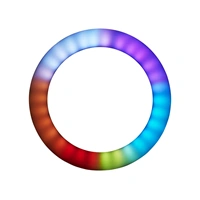 Hama SpotLight FoldUp RGB 102, kruhové LED svetlo 10,2" pre smartfóny, RGB, skladacie