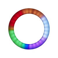 Hama SpotLight FoldUp RGB 102, kruhové LED svetlo 10,2" pre smartfóny, RGB, skladacie