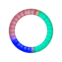 Hama SpotLight FoldUp RGB 102, kruhové LED svetlo 10,2" pre smartfóny, RGB, skladacie