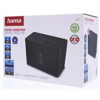 Hama Safe X40B, skartovačka, krížový rez, 4 lisy, bezpečnostná úroveň P4 T4 E3, čierna
