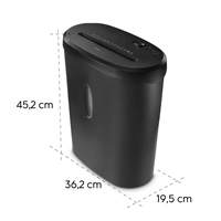 Hama Safe X120, skartovačka, krížový rez, 12 listov, bezpečnostná úroveň P4 T4 E3