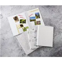 Hama album klasický špirálový GRAPHIC Squares 19x24,5 cm, 40 strán, biele listy