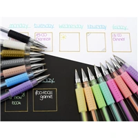 Hama gélové guľôčkové pero Pastel & Classic - set 15 pastelových farieb