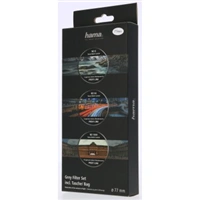 Hama set šedých filtrov ND8, ND64, ND1000, priemer 77 mm, puzdro na filtre