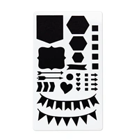 Hama šablóny pre kreatívnu tvorbu - set 5 ks