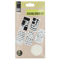 Hama šablóny pre kreatívnu tvorbu - set 5 ks