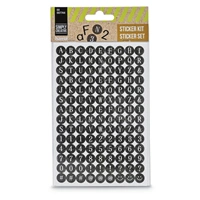 Hama samolepky pre kreatívnu tvorbu II, rôzne motívy, balenie 54 setov (cena je uvedená za 1 set)