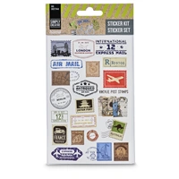 Hama samolepky pre kreatívnu tvorbu II, rôzne motívy, balenie 54 setov (cena je uvedená za 1 set)