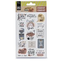 Hama samolepky pre kreatívnu tvorbu II, rôzne motívy, balenie 54 setov (cena je uvedená za 1 set)