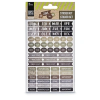 Hama samolepky pre kreatívnu tvorbu II, rôzne motívy, balenie 54 setov (cena je uvedená za 1 set)