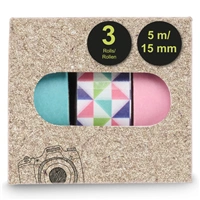 Hama lepiace pásky pre kreatívnu tvorbu II, rôzne motívy, balenie 15 setov (cena je uvedená za 1 set