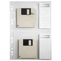 Hama zakladače na CD/DVD, pre krúžkové zakladače, DIN A4, balenie 10 ks (cena za balenie)