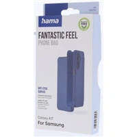 Hama Fantastic Feel, puzdro-knižka pre Samsung Galaxy A17/A17 5G, hebký povrch, modré