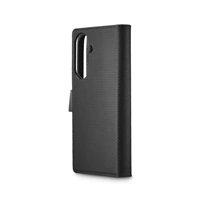 Black Rock 2-1 Wallet, puzdro-knižka vrátane odnímateľného krytu, pre Samsung Galaxy A57 5G, čierne