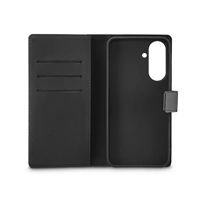 Black Rock 2-1 Wallet, puzdro-knižka vrátane odnímateľného krytu, pre Samsung Galaxy A57 5G, čierne
