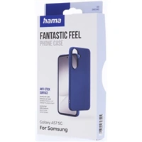 Hama Fantastic Feel, kryt pre Samsung Galaxy A57 5G, hebký povrch, modrý
