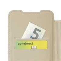 Hama Fantastic Feel, puzdro-knižka pre Samsung Galaxy A57 5G, hebký povrch, béžové