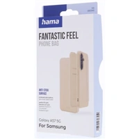 Hama Fantastic Feel, puzdro-knižka pre Samsung Galaxy A57 5G, hebký povrch, béžové