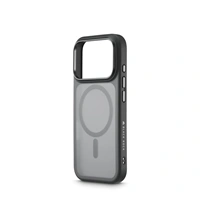 Black Rock Hybrid Case, kryt pre Apple iPhone 17 Pro, magnetický, matný, polopriehľadný čierny