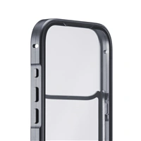 Black Rock 360° Glass, kryt pre Apple iPhone 17 Pro, sklenený, predný+ zadný diel, priehľadný/čierny