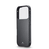 Black Rock 360° Glass, kryt pre Apple iPhone 17 Pro, sklenený, predný + zadný diel, karbónová úprava