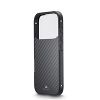 Black Rock 360° Glass, kryt pre Apple iPhone 17 Pro, sklenený, predný + zadný diel, karbónová úprava