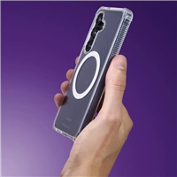 Hama Extreme Protect, kryt pre Samsung Galaxy S25 FE, magnetický, D3O®, nezažltne, priehľadný