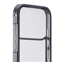 Black Rock 360° Glass, kryt pre Apple iPhone 17 Pro Max, sklenený, predný+zadný diel, priehľ./čierny