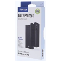 Hama Daily Protect, puzdro-knižka pre Samsung Galaxy S25 Edge, funkcia stojanu, čierne